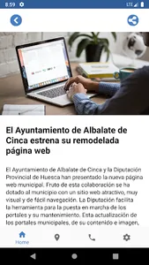 Ayuntamiento Albalate de Cinca screenshot 2