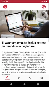 Ayuntamiento de Esplús screenshot 2