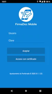 Firmadoc Mobile Ponferrada screenshot 1