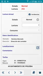 Lectura de contadores screenshot 1