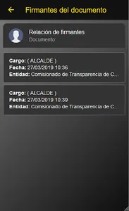 Portafirmas de Galileo screenshot 1