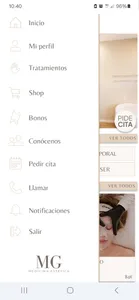 MG medicina estética screenshot 2