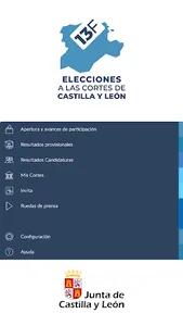 Elecciones Castilla y León 13F screenshot 1