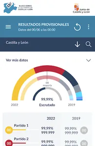 Elecciones Castilla y León 13F screenshot 6