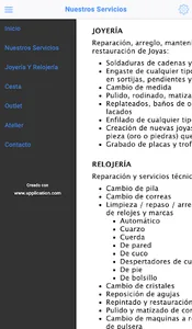 SPAGNOLI JOYERÍA RELOJERÍA screenshot 2