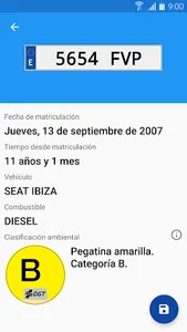 Spanish license plates - date screenshot 1