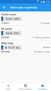 Spanish license plates - date screenshot 3