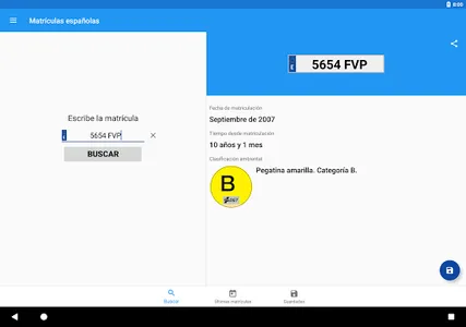 Spanish license plates - date screenshot 7