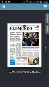 El Mundo Edición Impresa screenshot 0