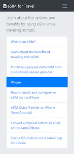 eSIM For Travel - Tutorial screenshot 1