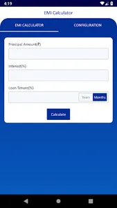 EMI Calculator screenshot 1
