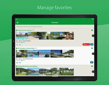 ACSI Campsites Europe screenshot 10