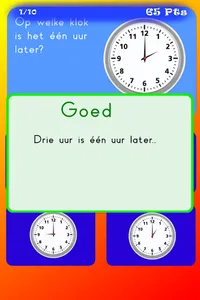 Klokkijken oefenen basisschool screenshot 4