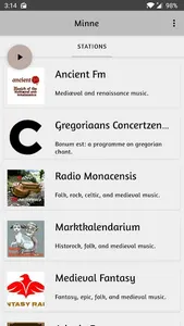 Minne Radio - Medieval & Neo M screenshot 0