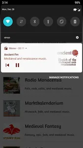 Minne Radio - Medieval & Neo M screenshot 1