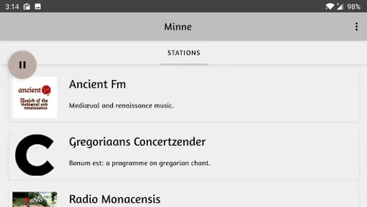 Minne Radio - Medieval & Neo M screenshot 2