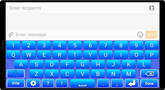 Blue Keyboard screenshot 3