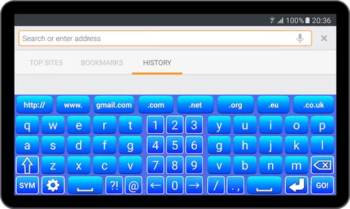 Blue Keyboard screenshot 5