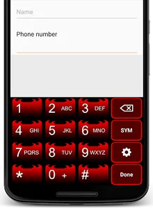 Evil Red Keyboard screenshot 2