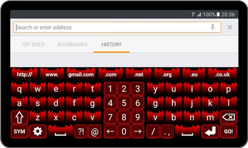 Evil Red Keyboard screenshot 4