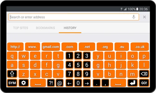 Orange Keyboard screenshot 4