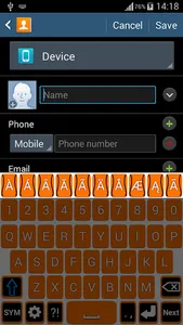 Orange Keyboard screenshot 6