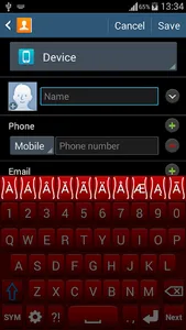 Red Keyboard screenshot 6