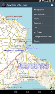 Zakynthos island offline map screenshot 1