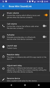 Bluetooth Volume Manager screenshot 1