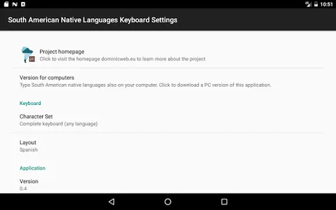 South American Native Keyboard screenshot 7