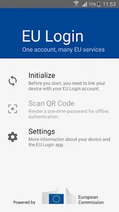 EU Login screenshot 1