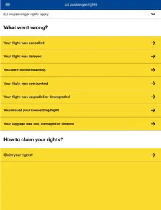 Passenger rights screenshot 5