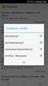 Warszawa News screenshot 1