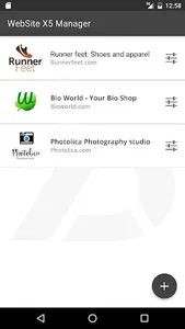 WebSite X5 Manager screenshot 0