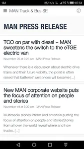 MAN Truck & Bus SE - myMAN screenshot 0