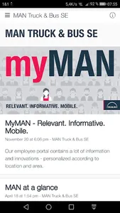 MAN Truck & Bus SE - myMAN screenshot 1