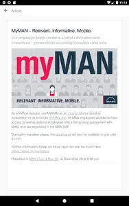 MAN Truck & Bus SE - myMAN screenshot 6