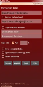 Tefora Foxtrot Client screenshot 3