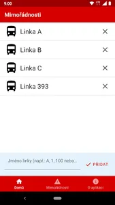 Mimořádnosti v MHD Praha screenshot 1