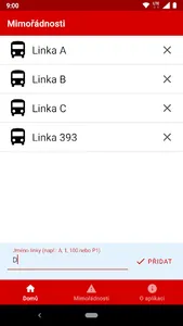 Mimořádnosti v MHD Praha screenshot 2