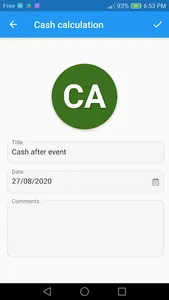 Cash and money calculation screenshot 3