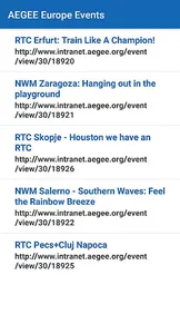AEGEE Europe Events screenshot 0