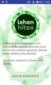 Lehen Hitza screenshot 0