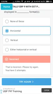 MTSTS Exam Portal screenshot 7