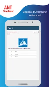 Simulador de examen ANT screenshot 2