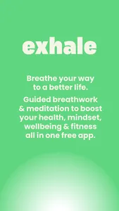 Exhale: Guided Breathwork screenshot 0