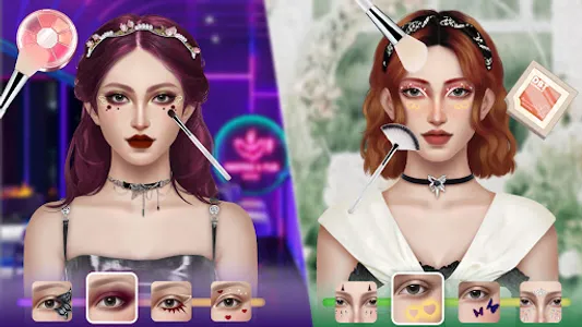 Lash Studio: DIY makeup games screenshot 4