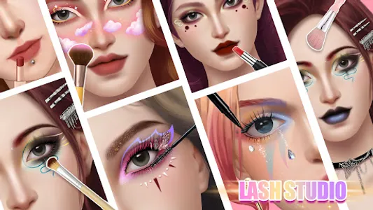 Lash Studio: DIY makeup games screenshot 5