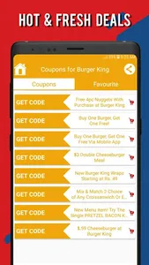 Coupons for Burger King screenshot 3