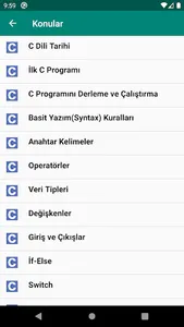 C Programlama screenshot 1